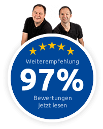 97% Weiterempfehlung